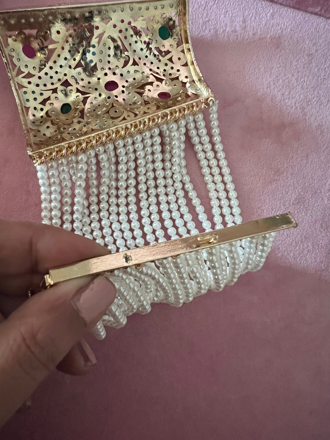 Bridal Elegance: Designer Premium Quality One-of-a-Kind Wedding Bracelet (High Finish)