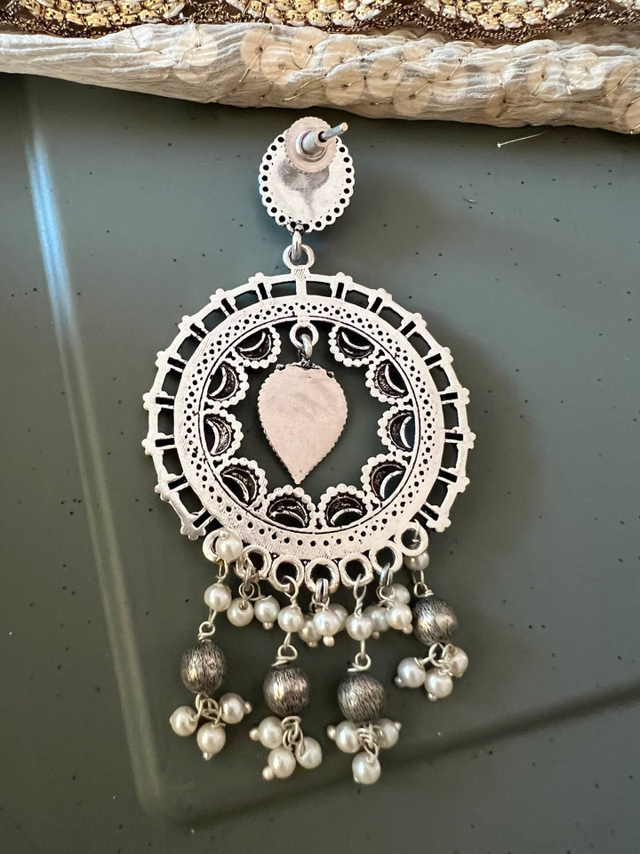Antique Laxmi Pearl Danglers