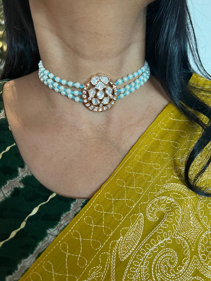 Kundan Choker with Studs