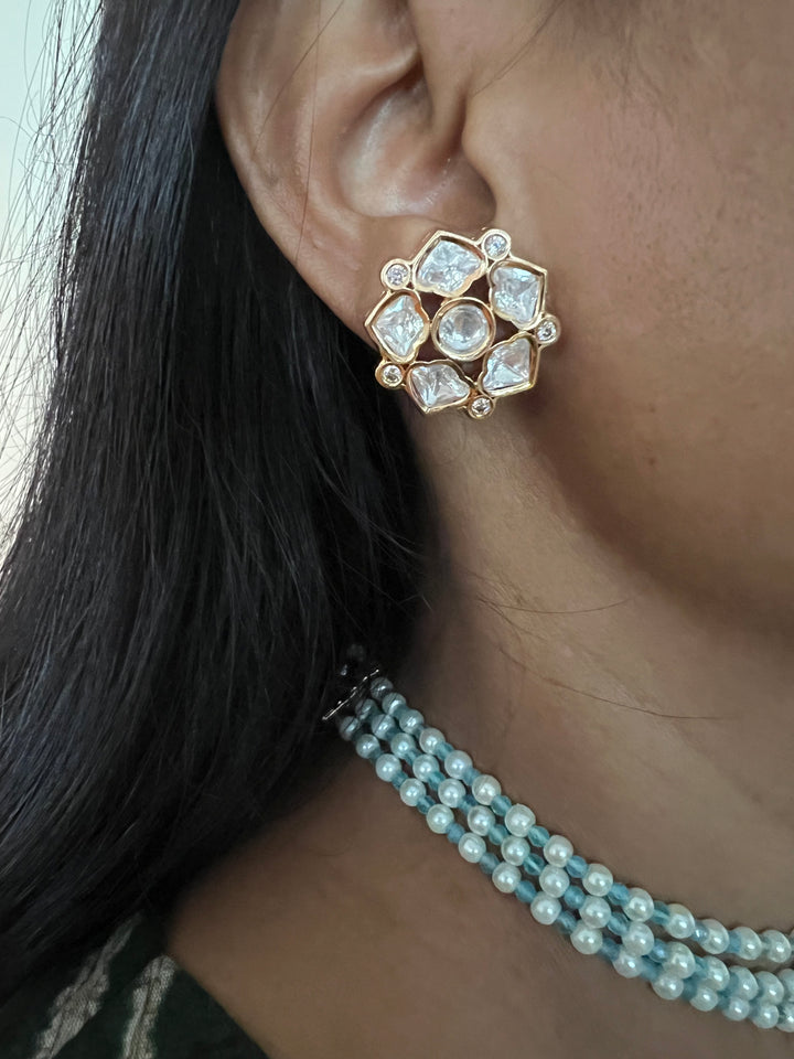 Kundan Choker with Studs