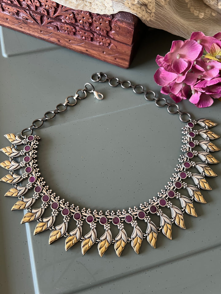 Vintage Art Dual Tone Necklace