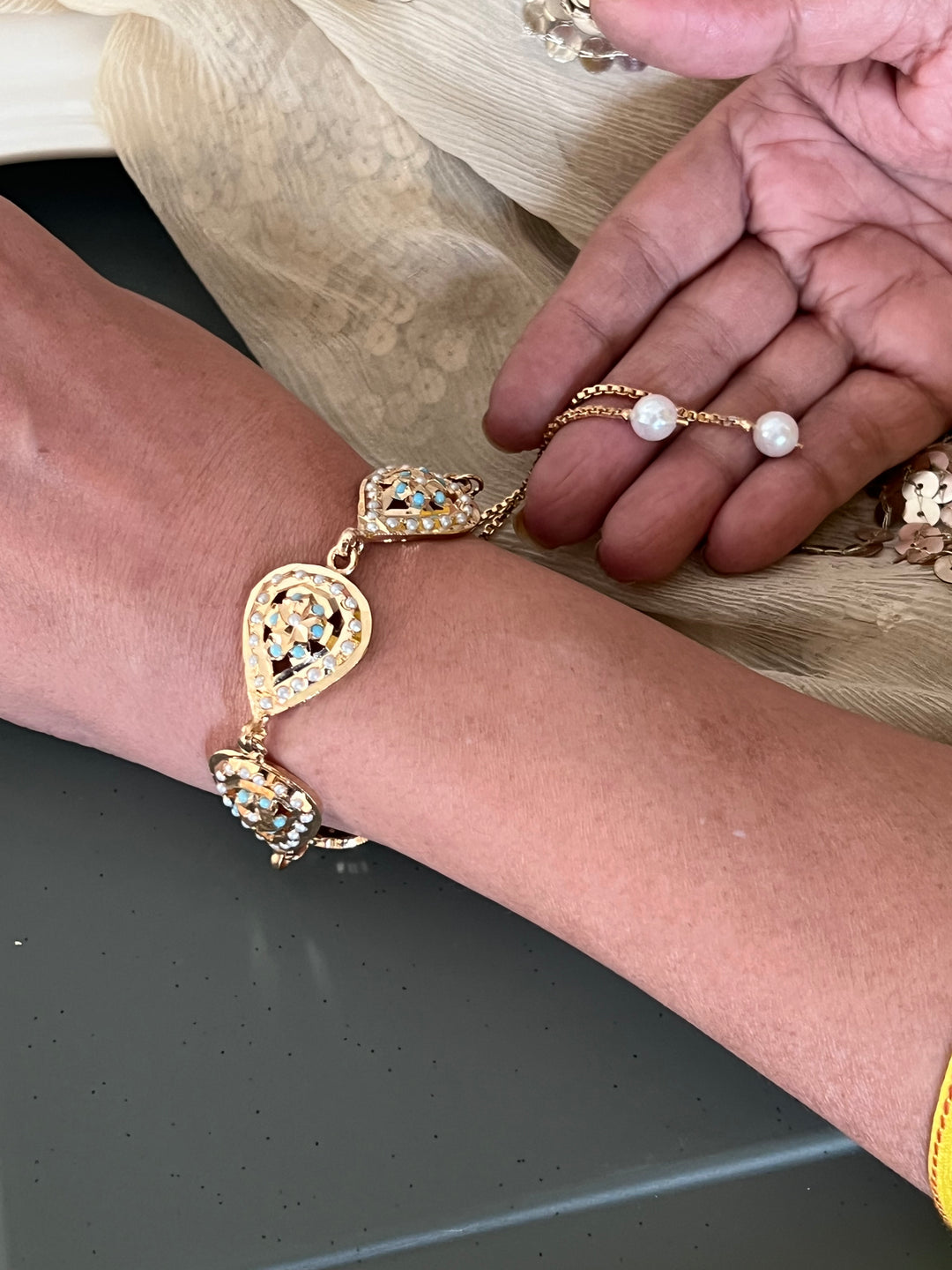 Beautiful Jadau Bracelet