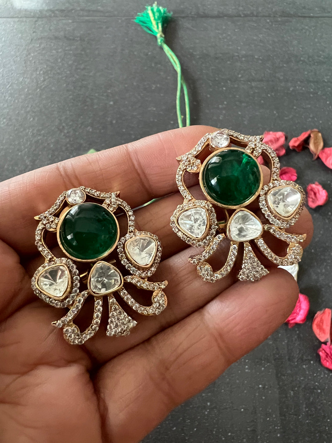 Victorian Kundan Choker with Studs