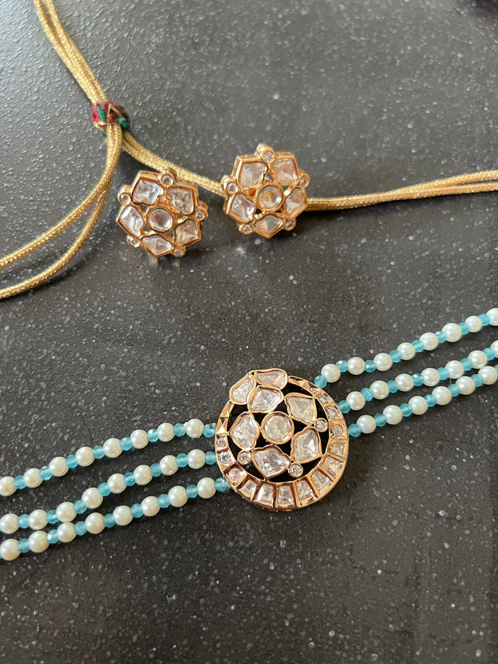 Kundan Choker with Studs