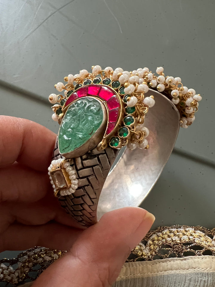 925 Silver Fusion Bangle | SHIVKA