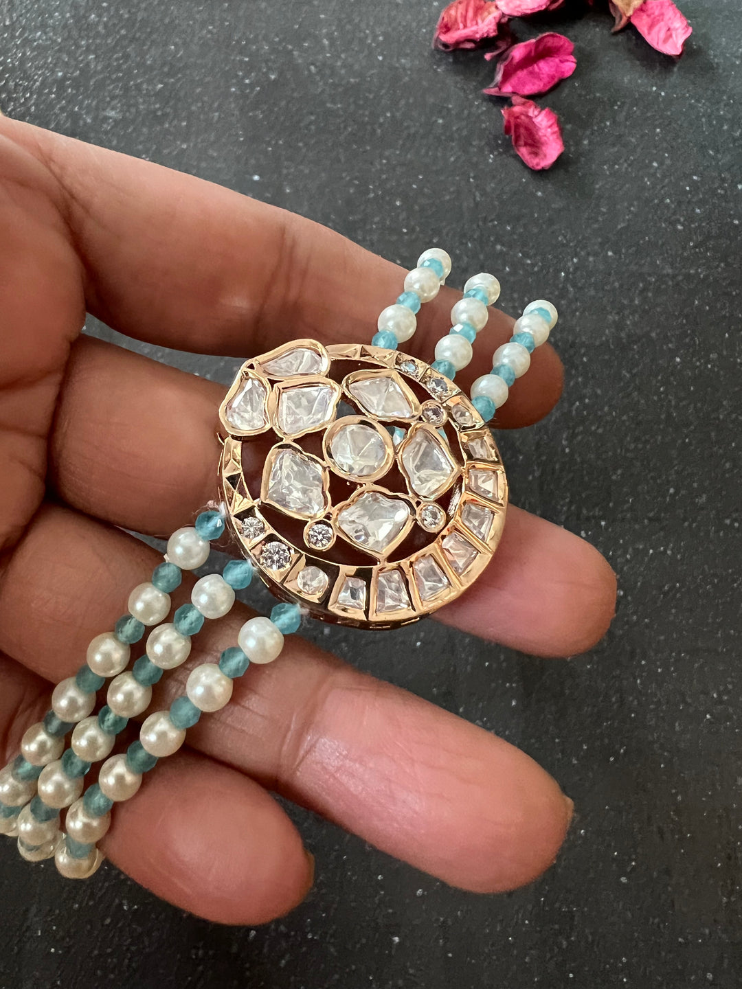 Kundan Choker with Studs