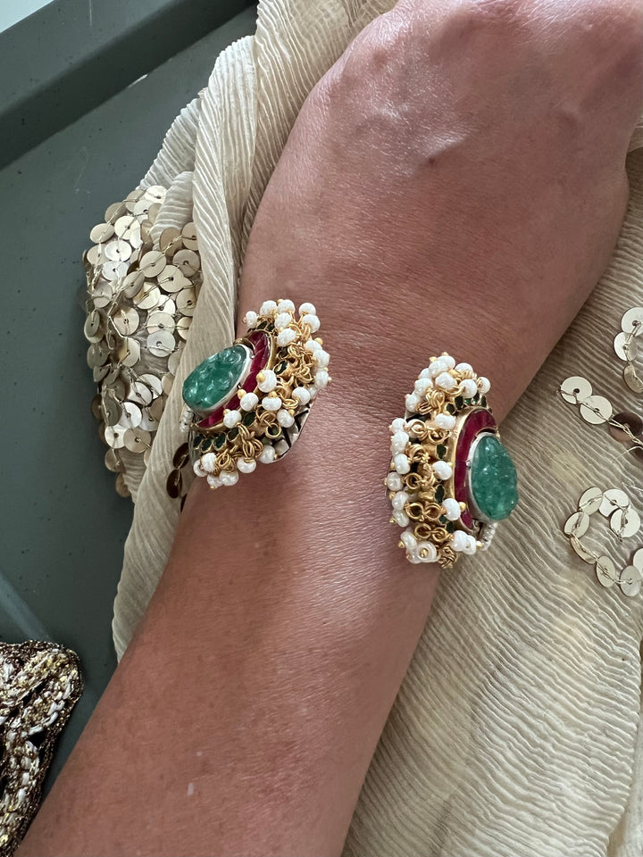 925 Silver Fusion Bangle | SHIVKA