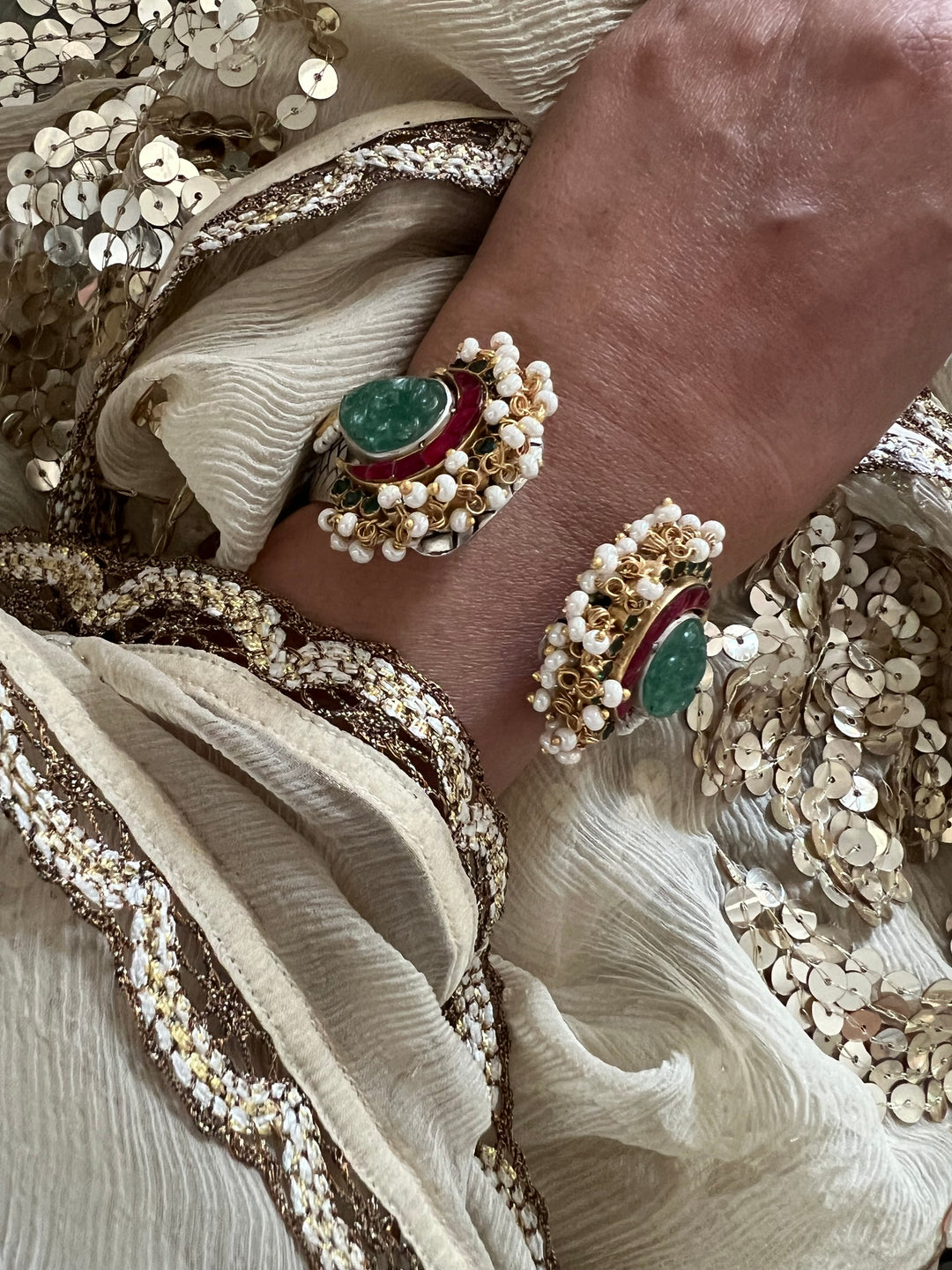 925 Silver Fusion Bangle | SHIVKA