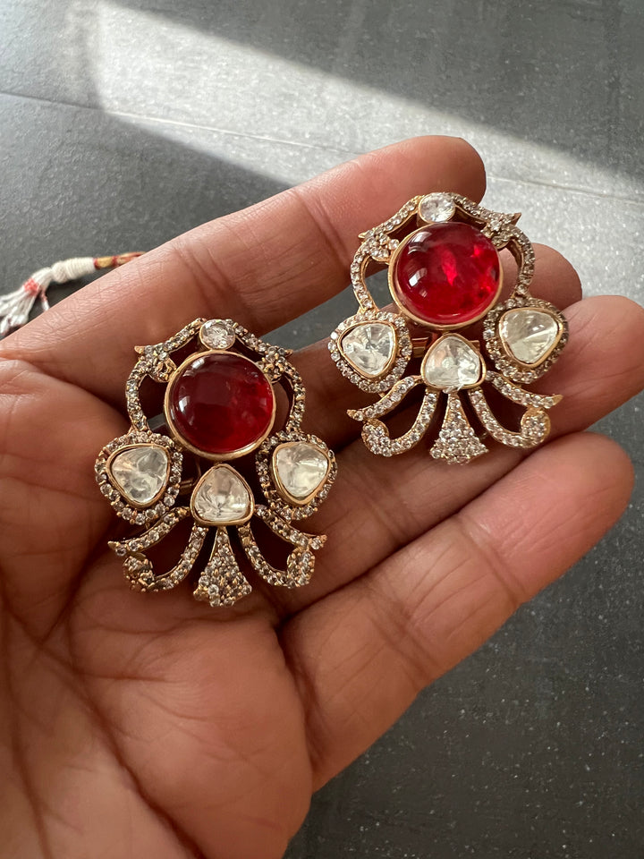 Victorian Kundan Choker with Studs