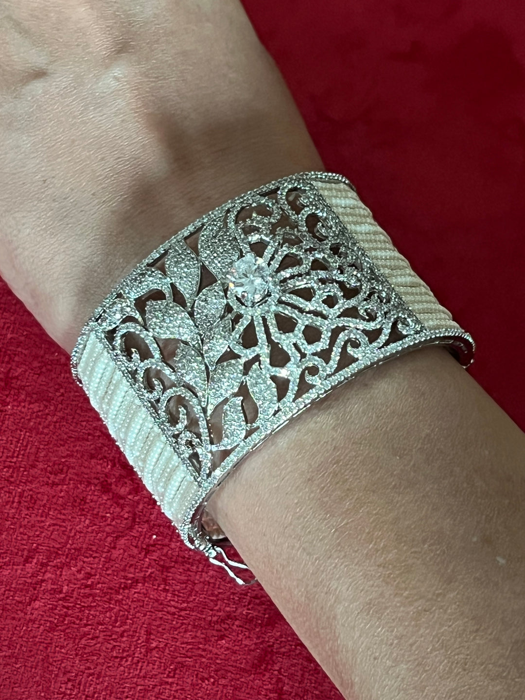 SHIVKA Pearl CZ Bracelet