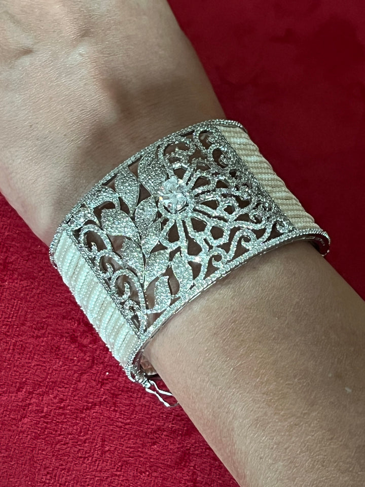 SHIVKA Pearl CZ Bracelet