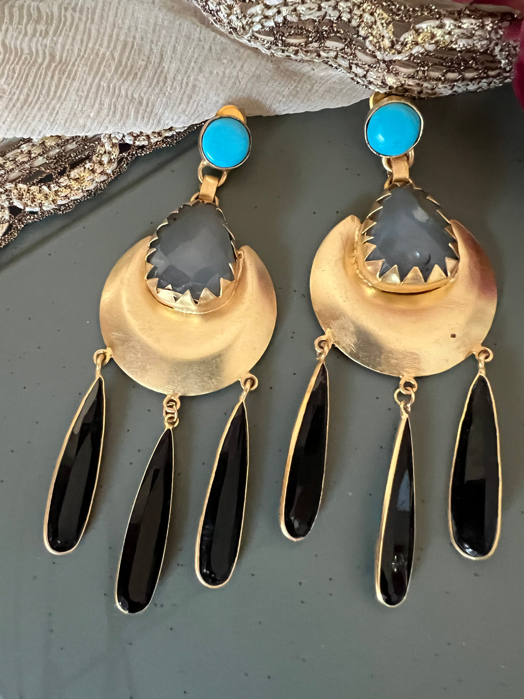 Designer Gemstone Earrings