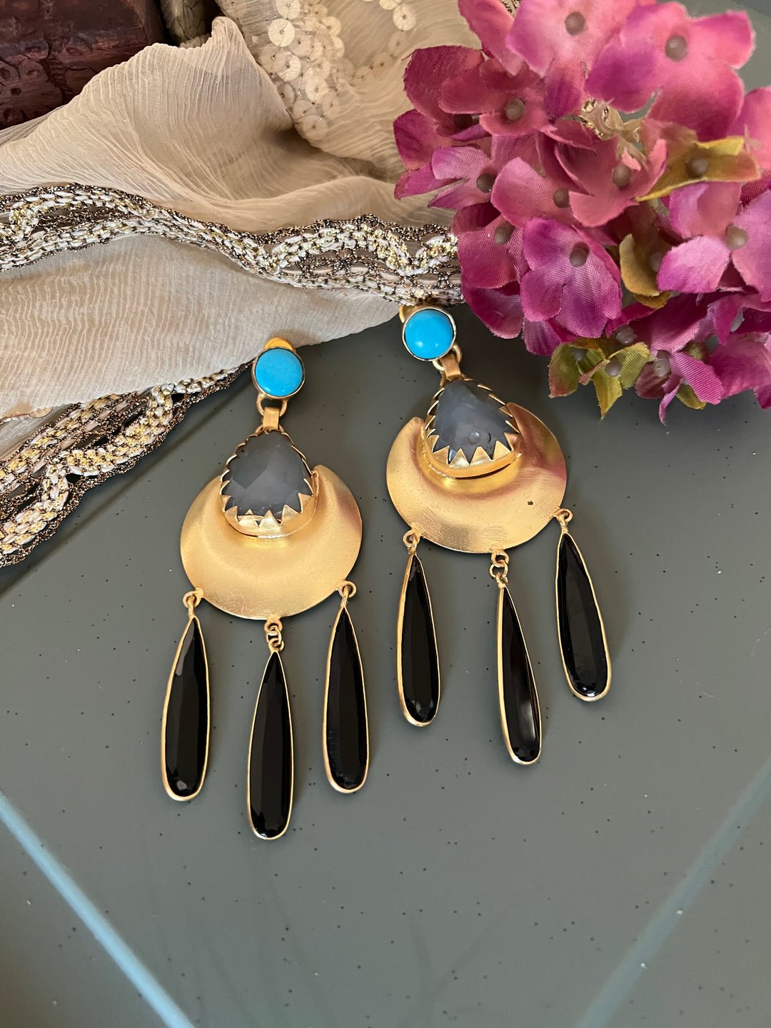 Designer Gemstone Earrings