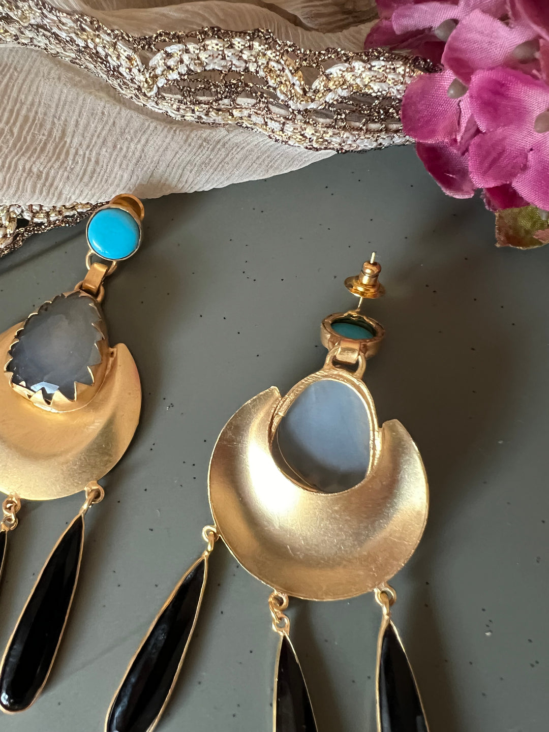 Designer Gemstone Earrings