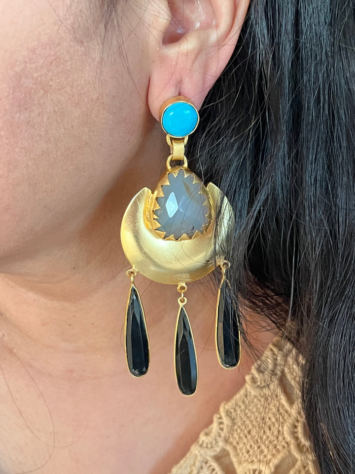 Designer Gemstone Earrings