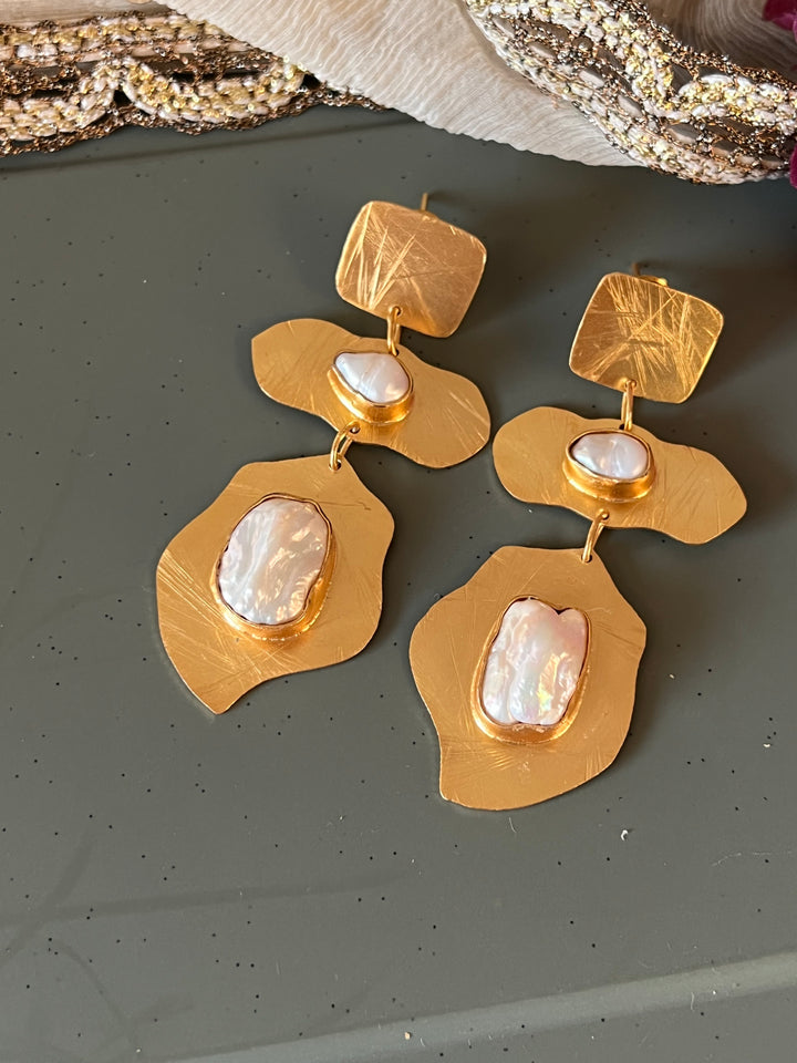 Textured Baroque Danglers