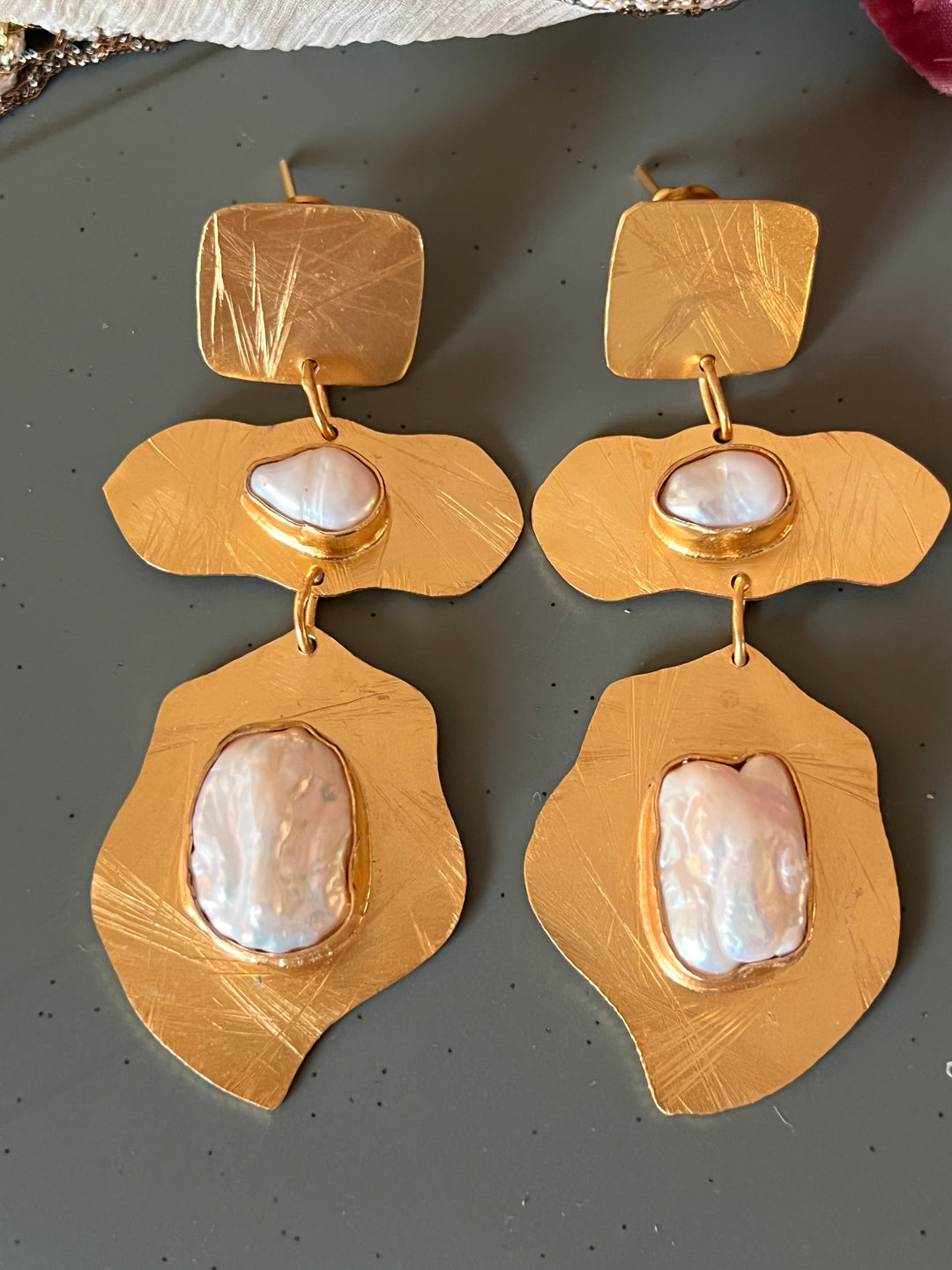 Textured Baroque Danglers