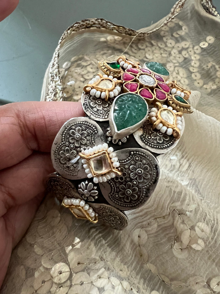 925 Silver Fusion Cuff | SHIVKA