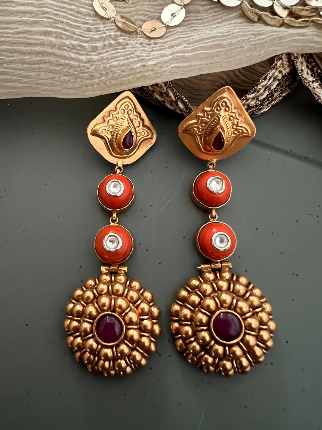 Blaze Drop Earrings | 925 Silver Earrings