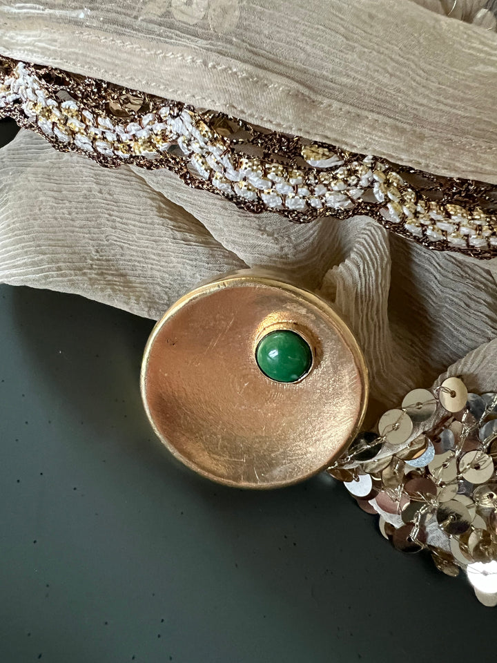 Statement Gold Tone Ring