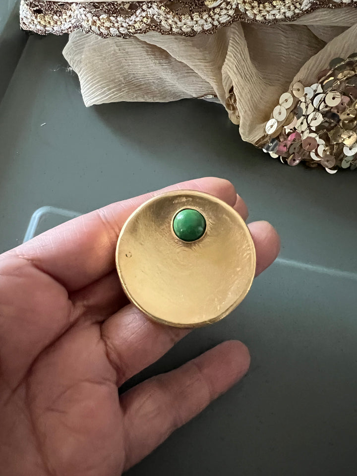 Statement Gold Tone Ring