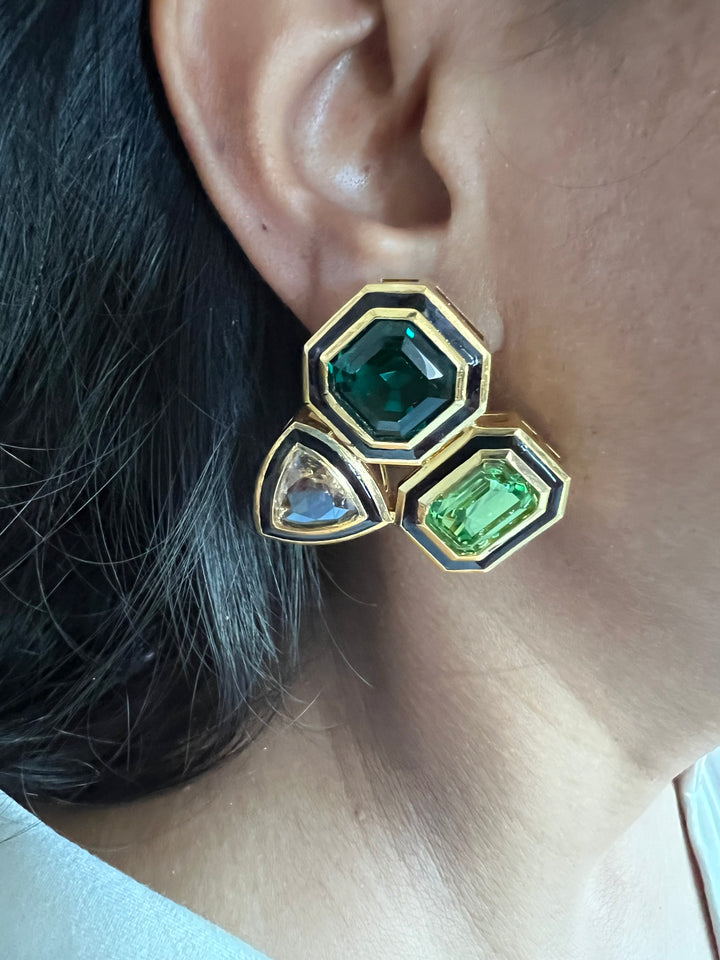 Austrian Crystal Stud Earrings