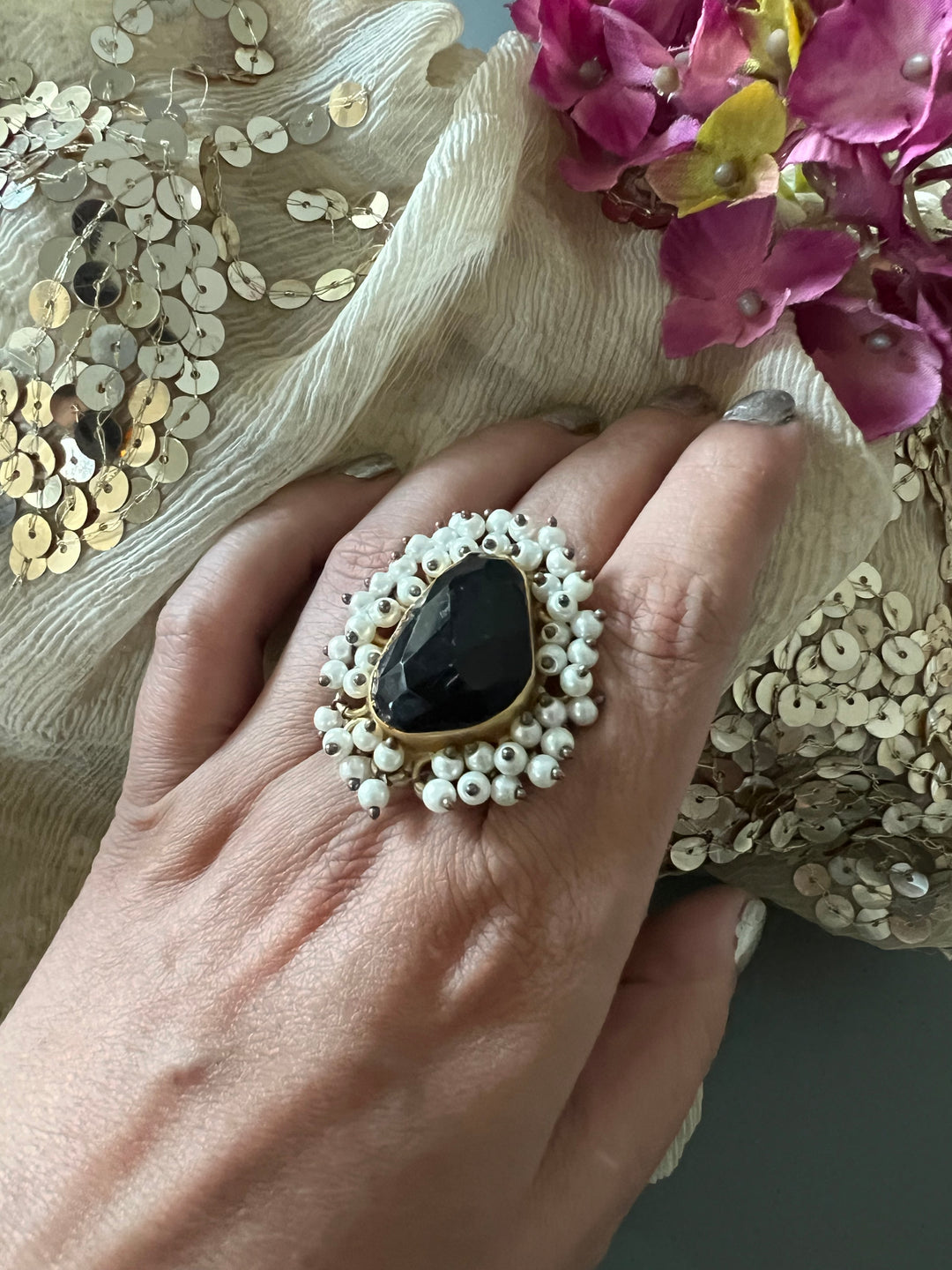 Natural Gemstone Ring