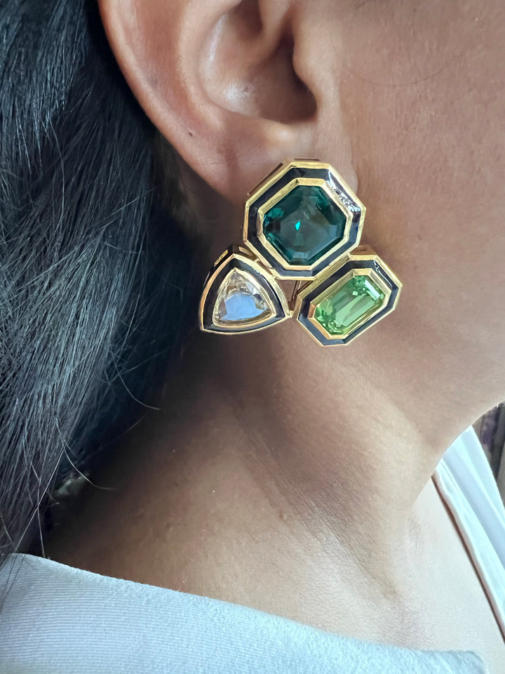 Austrian Crystal Stud Earrings