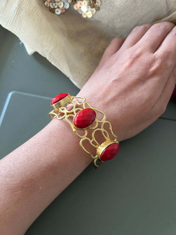 Red Coral Cuff