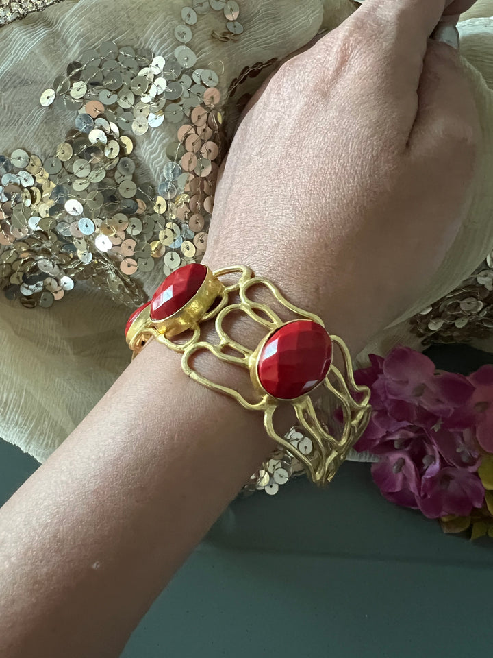 Red Coral Cuff