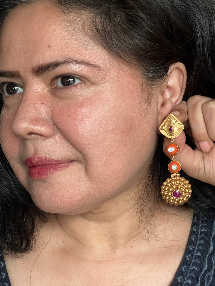 Blaze Drop Earrings | 925 Silver Earrings