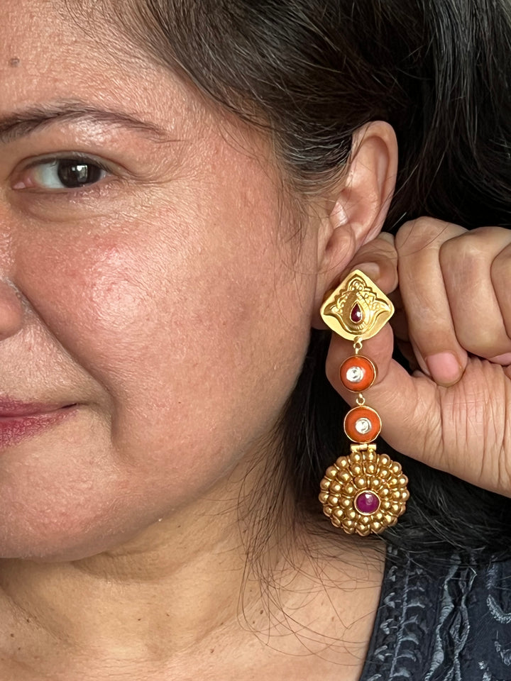 Blaze Drop Earrings | 925 Silver Earrings