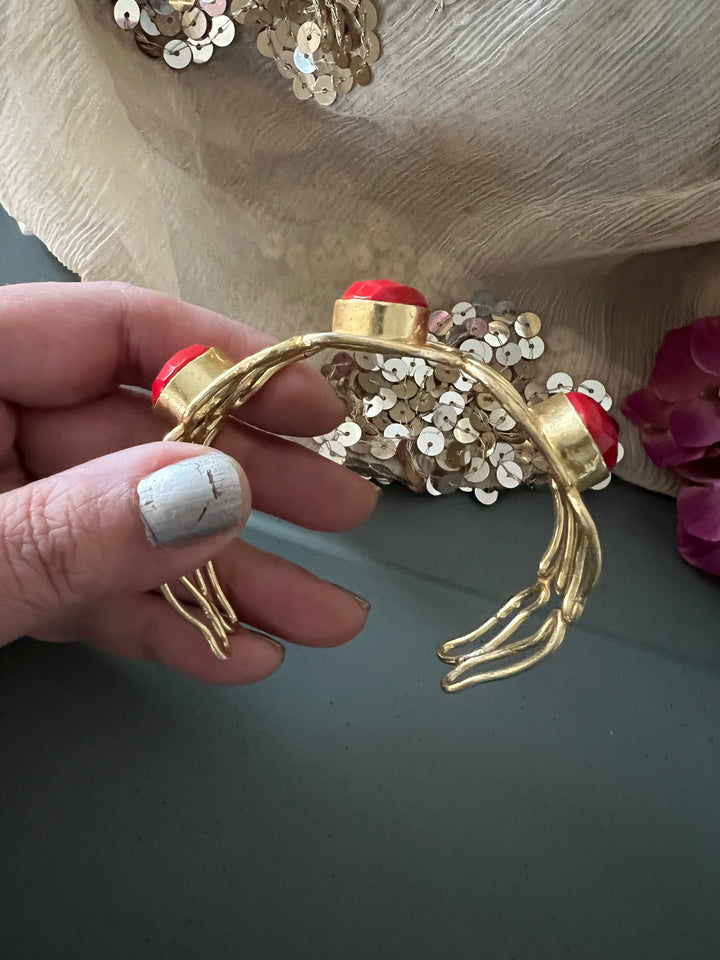 Red Coral Cuff