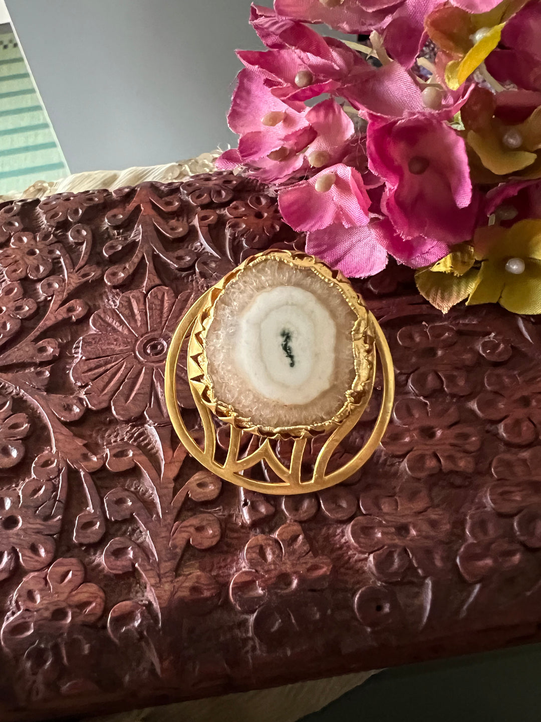 Statement Natural Gemstone Ring