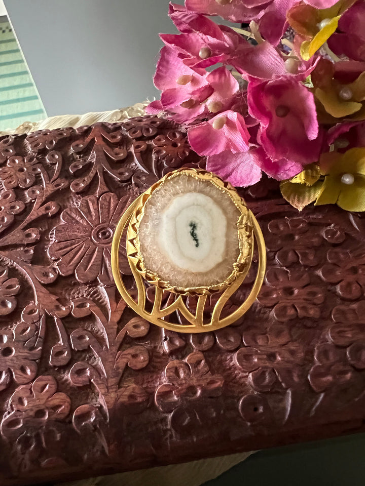 Statement Natural Gemstone Ring