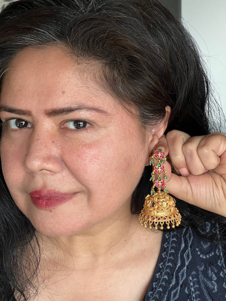 925 Silver Jhumka Earrings | SHIVKA