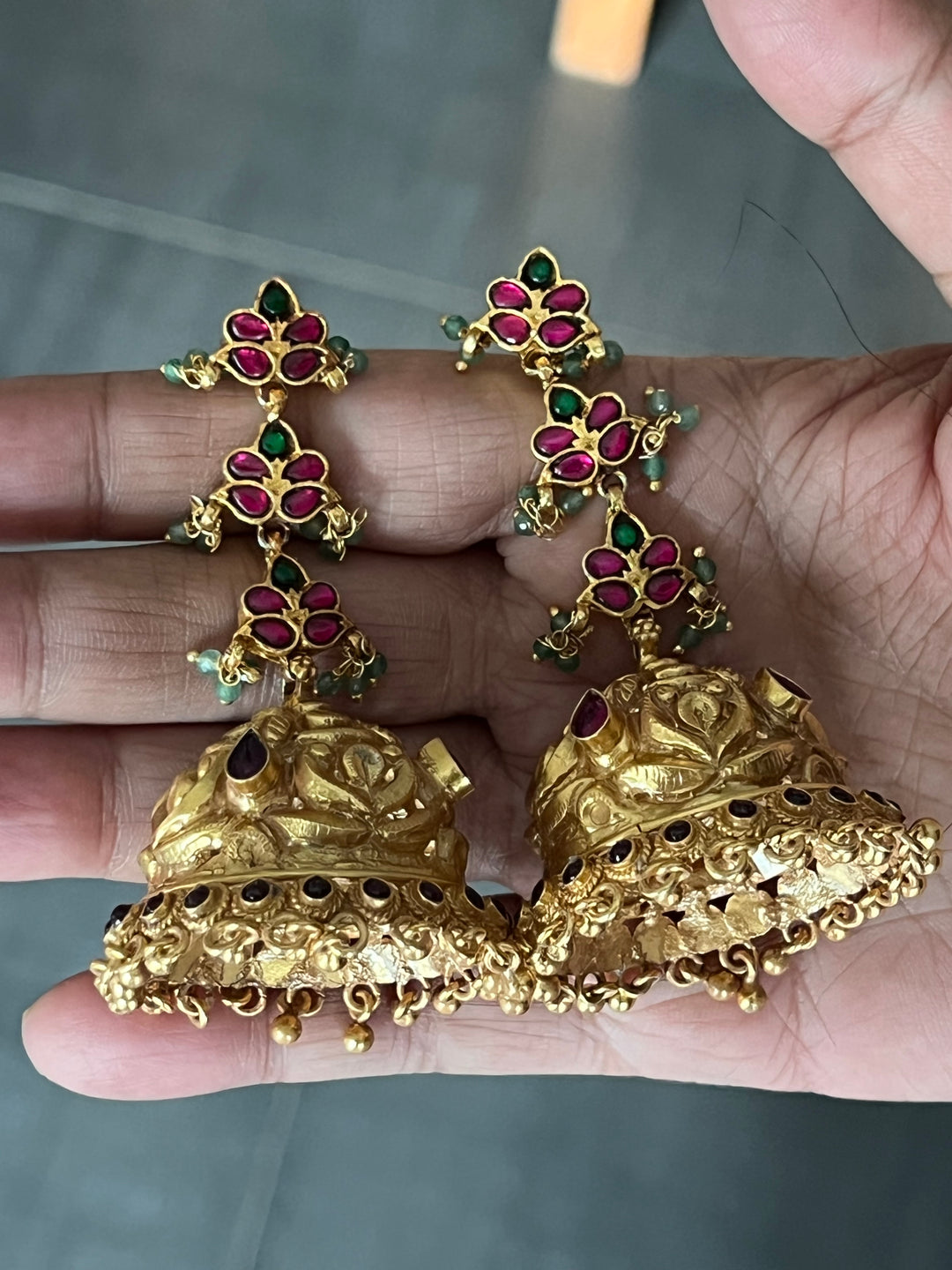925 Silver Jhumka Earrings | SHIVKA