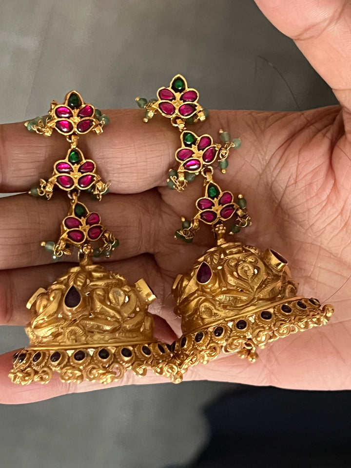 925 Silver Jhumka Earrings | SHIVKA