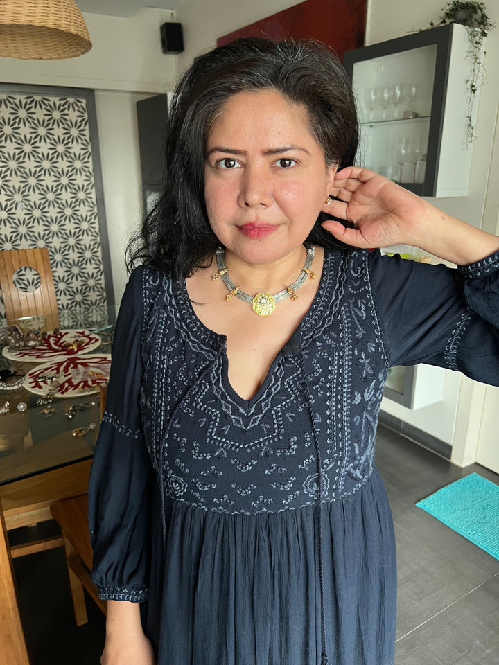 925 Silver Fusion Necklace | SHIVKA