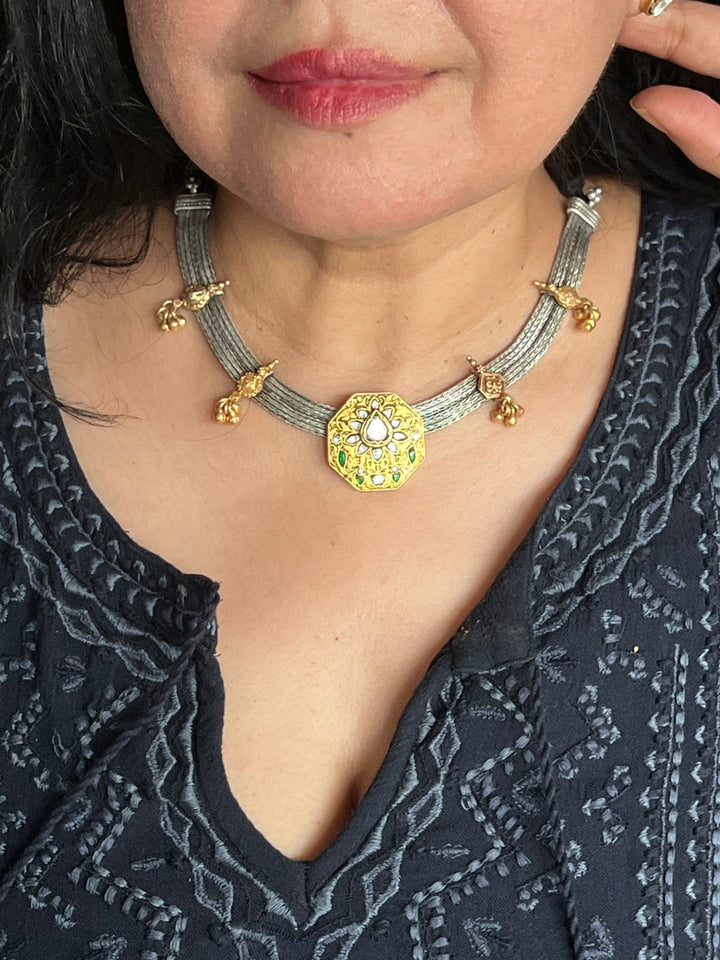 925 Silver Fusion Necklace | SHIVKA