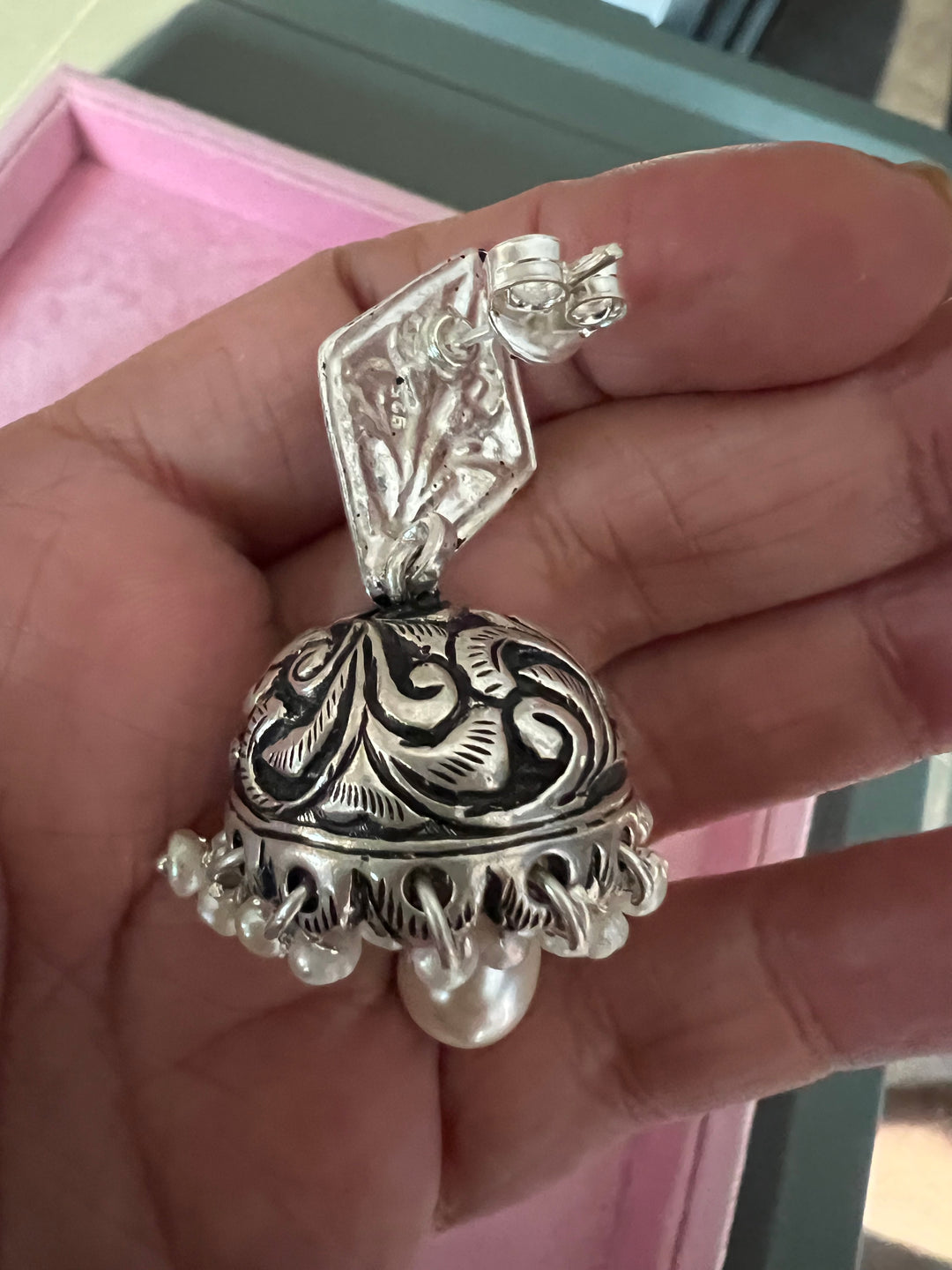 Elegance Redefined: 925 Silver Hasli Necklace Set with Chitai Work and Exquisite Gemstones