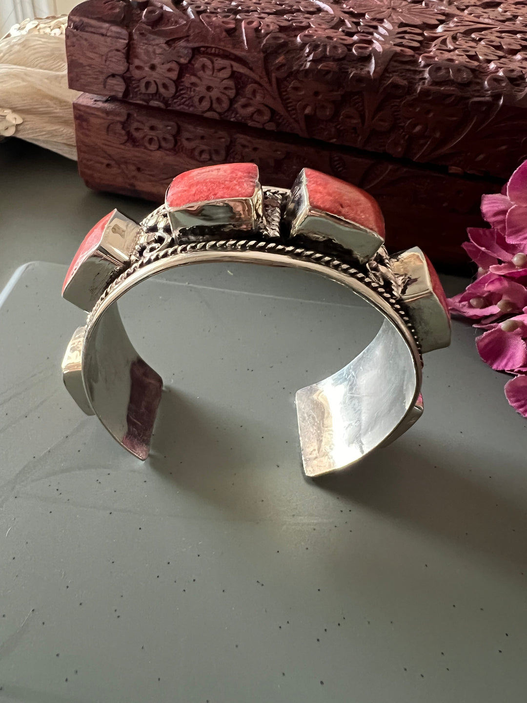 Himalayan Brass Statement Cuff Kada