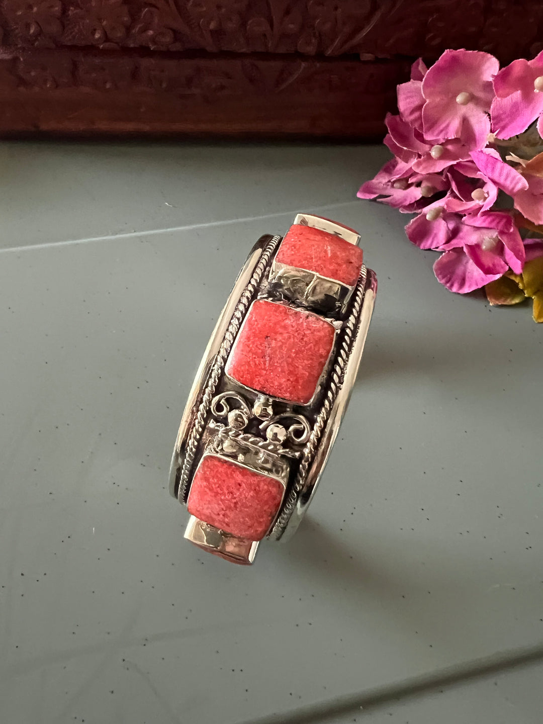 Himalayan Brass Statement Cuff Kada