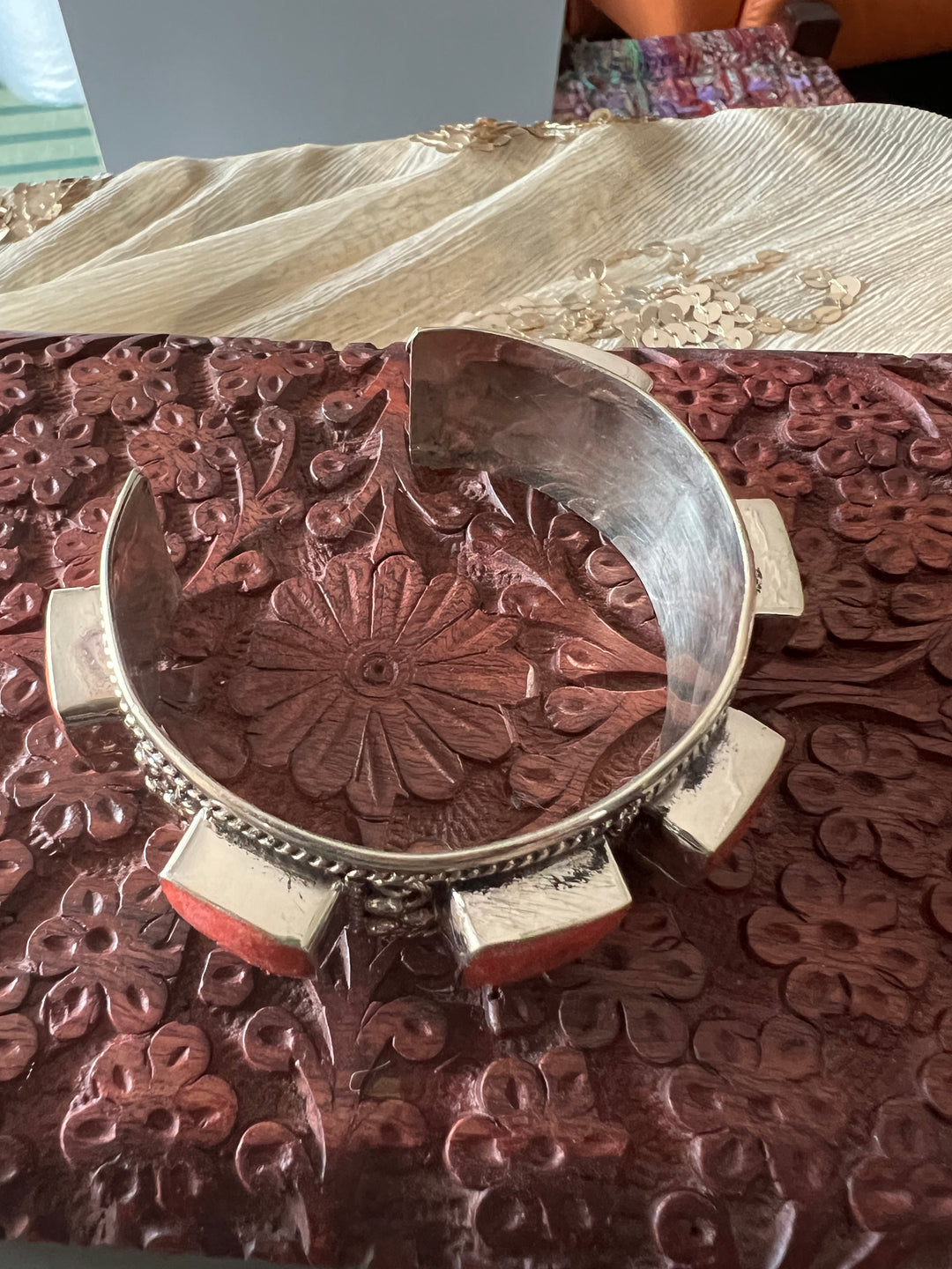 Himalayan Brass Statement Cuff Kada