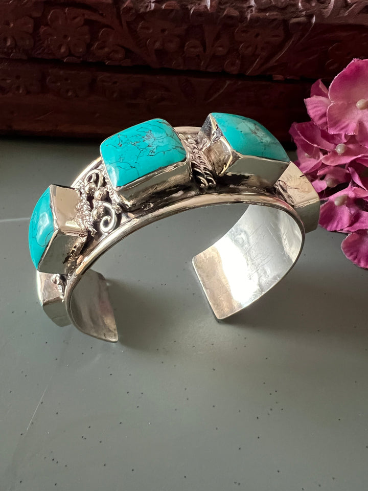 Himalayan Brass Statement Cuff Kada