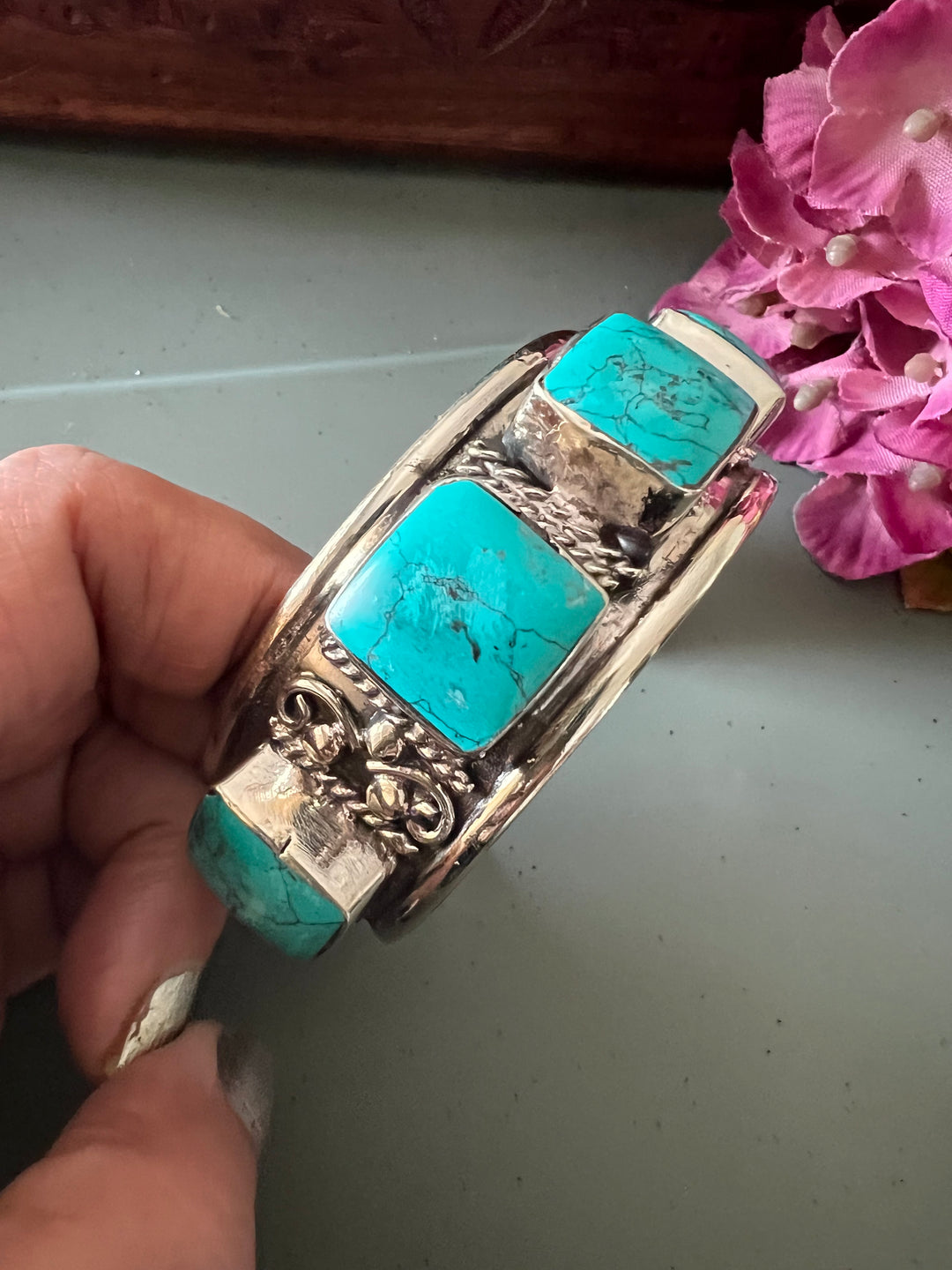 Himalayan Brass Statement Cuff Kada