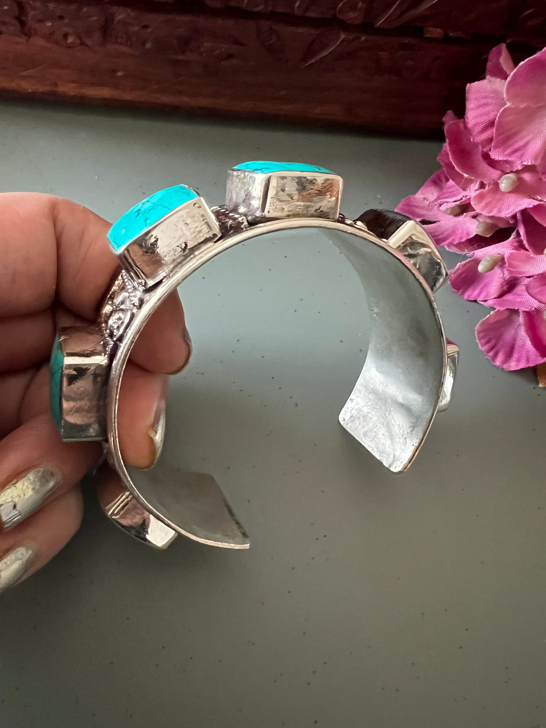 Himalayan Brass Statement Cuff Kada