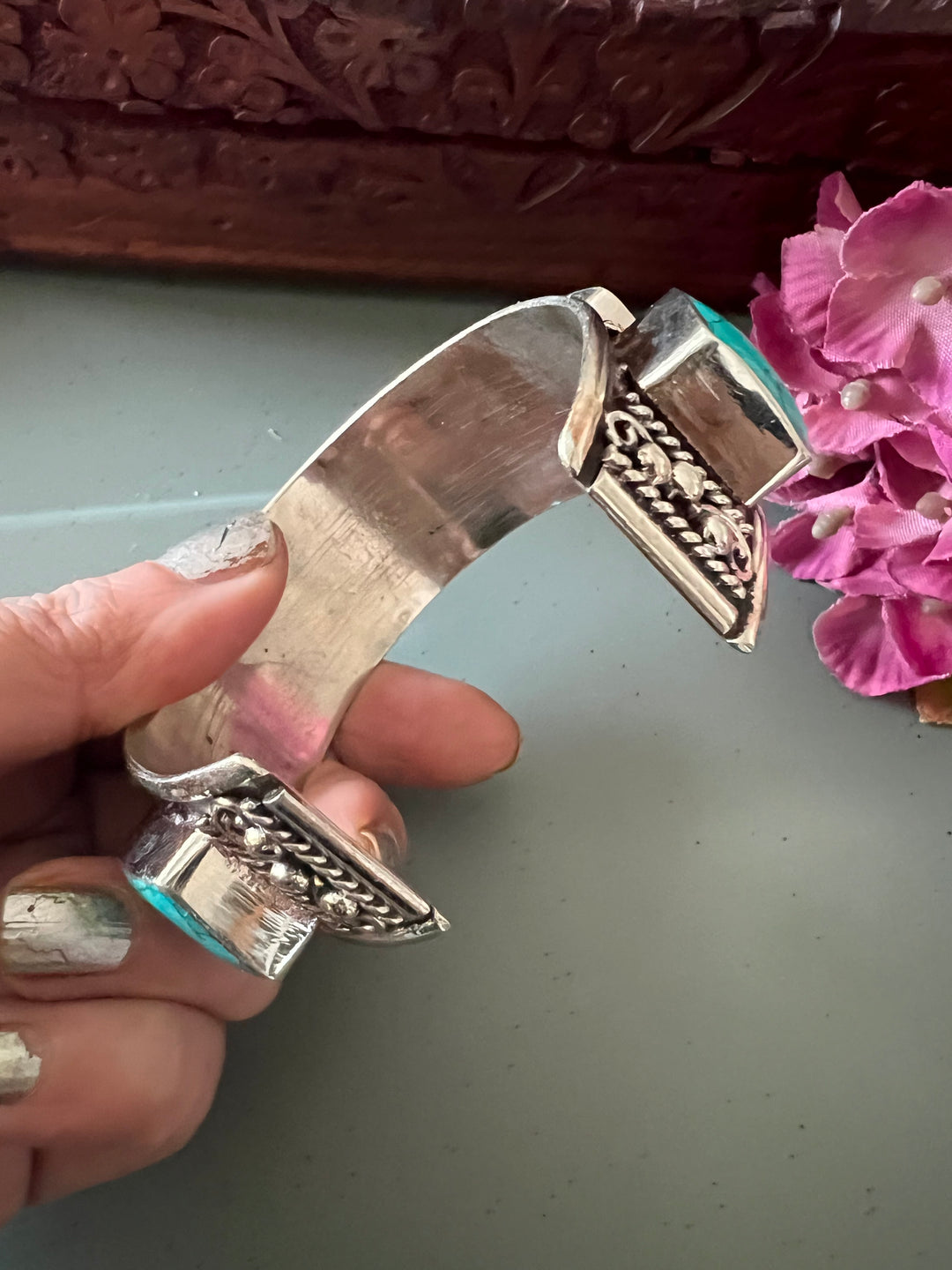 Himalayan Brass Statement Cuff Kada