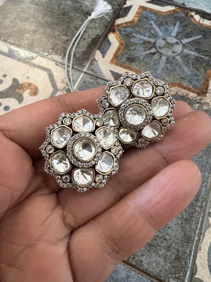 Victorian Kundan Choker with Studs