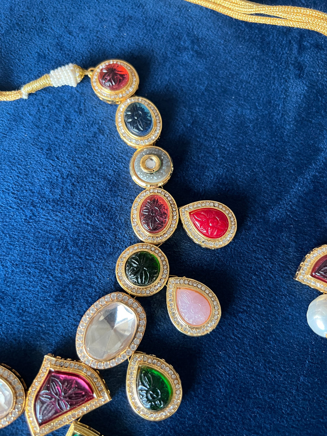 Beautiful Necklace with Statement Earrings